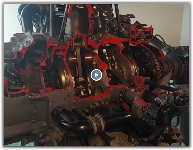 Pratt & Whitney R-2800 Double Wasp Display at the Military Aviation Museum